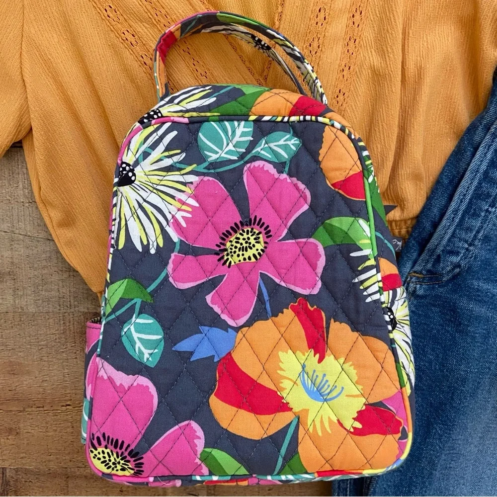 Backpack Small Vera Bradley Floral Small Bag, Excellent Condition